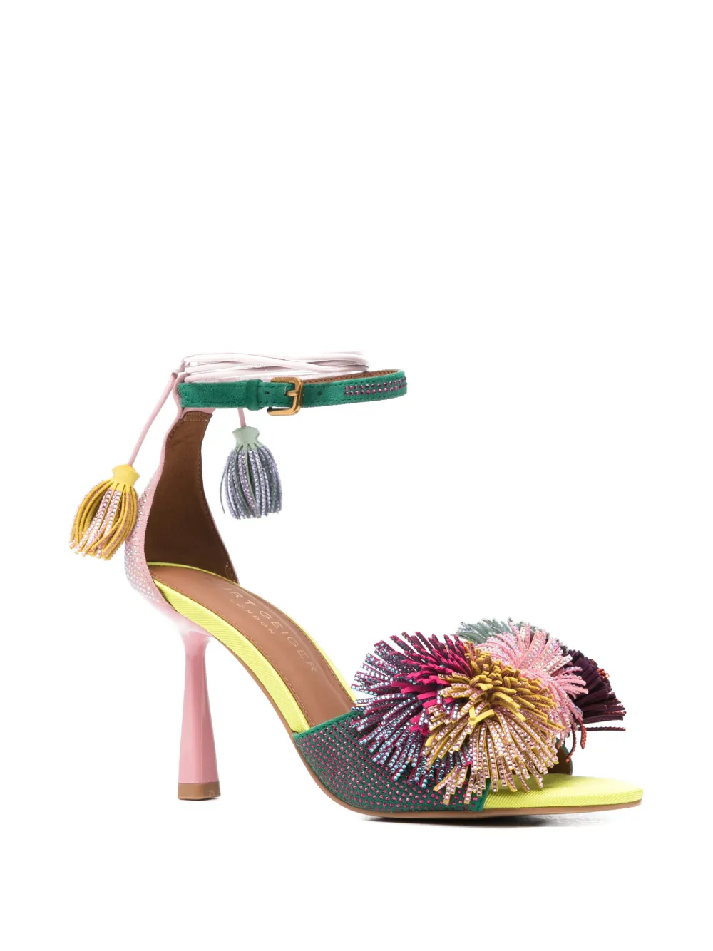 Kurt Geiger London Sandalen met verfraaide hak Roze