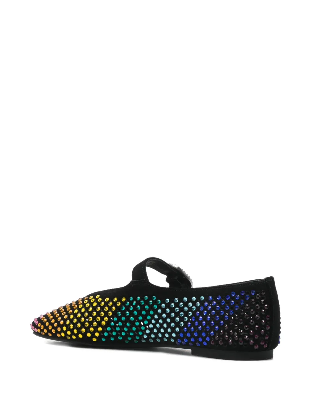 Kurt Geiger London embellished flat pumps Zwart