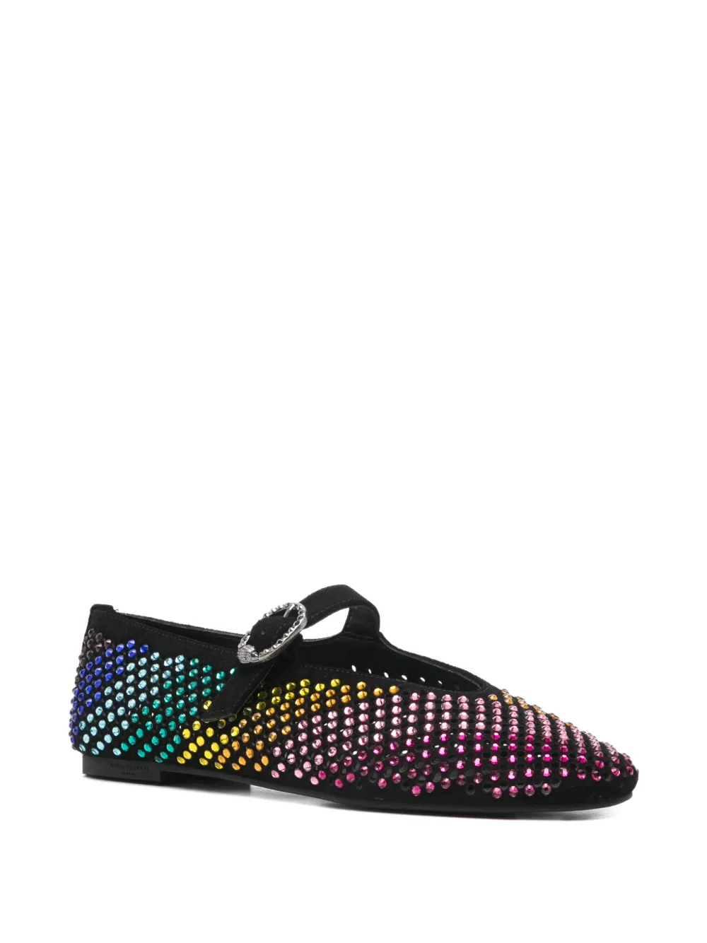 Kurt Geiger London embellished flat pumps Zwart