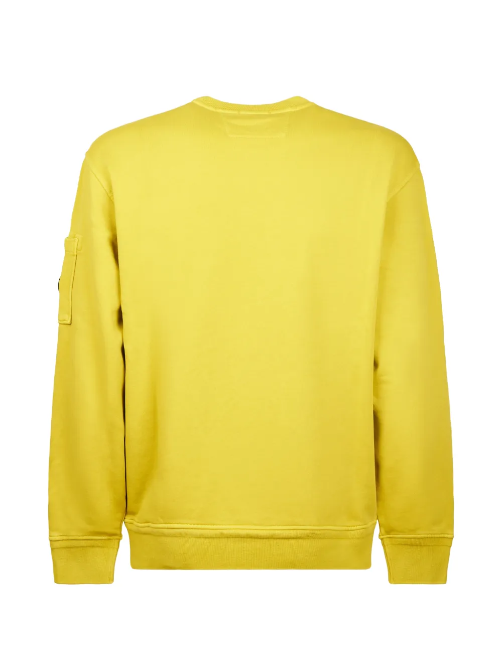 C.P. Company patch-pocket crew-neck sweatshirt - Geel