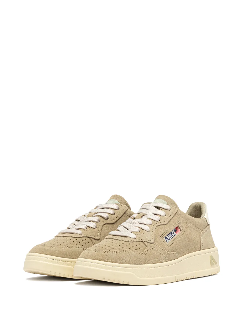 Autry Medalist suède sneakers Beige