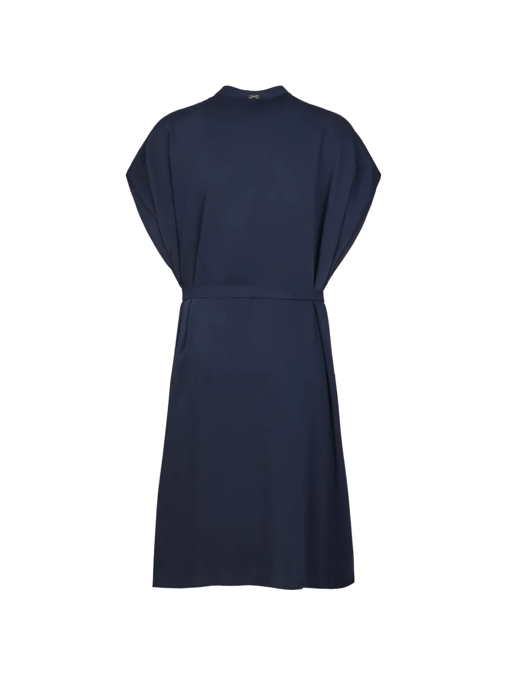  Herno Belted Midi Dress - Blue 