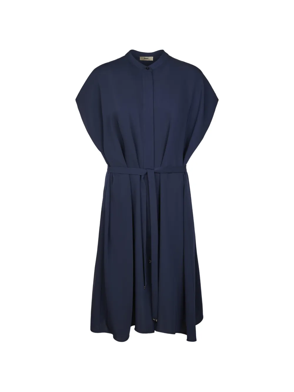 Herno belted midi dress - Blu