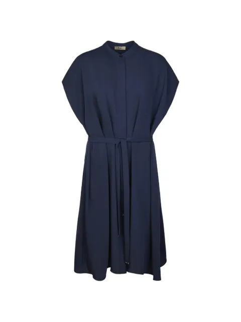 Herno belted midi dress