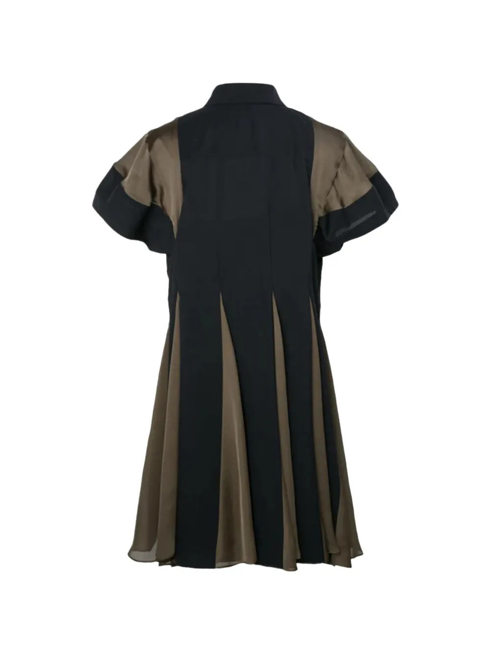 sacai Jurk met vlakken Blauw