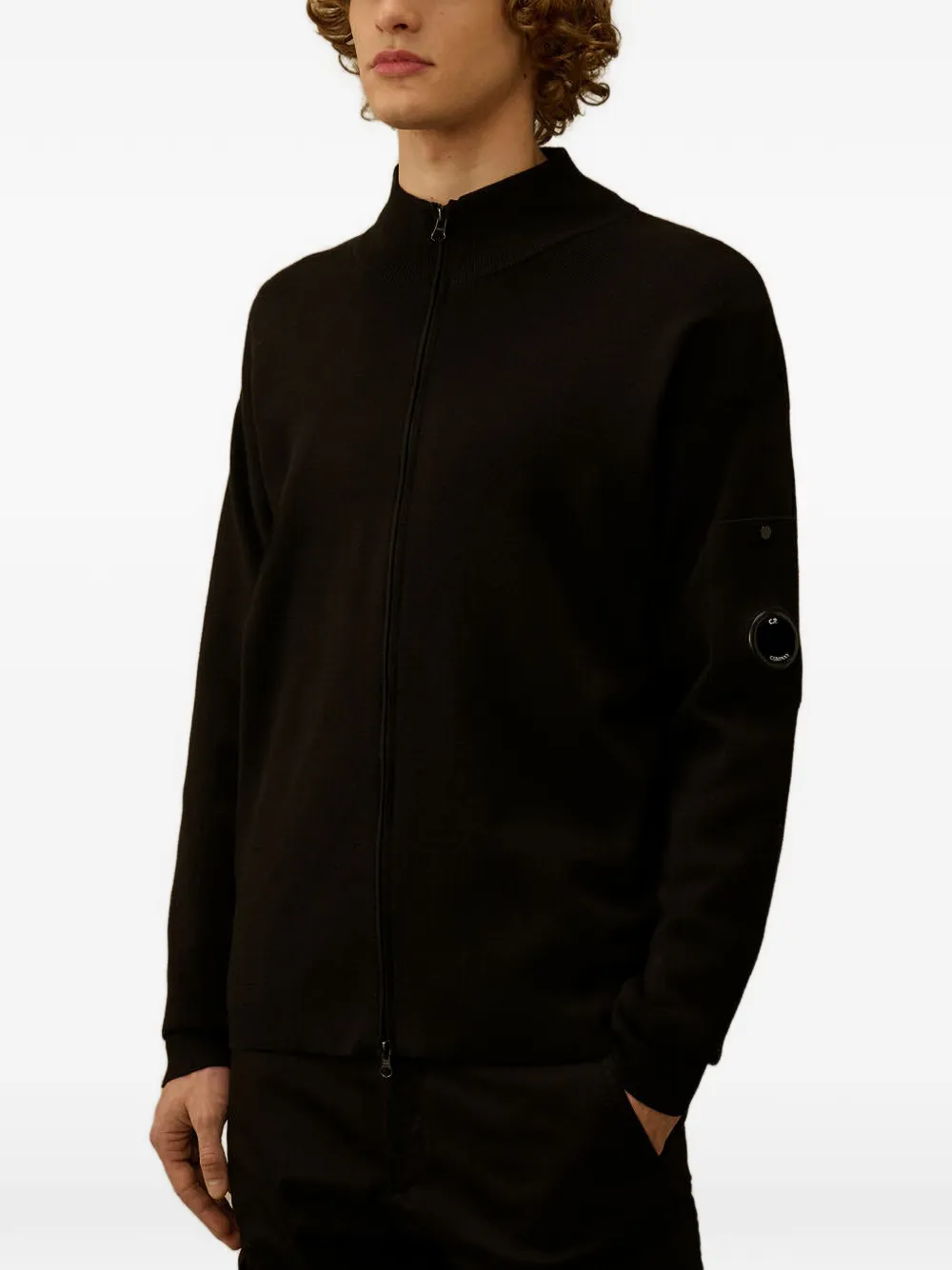 C.P. Company Vest met rits Zwart