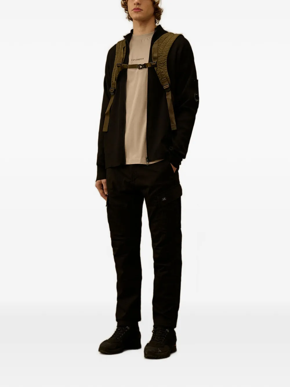 C.P. Company Vest met rits Zwart
