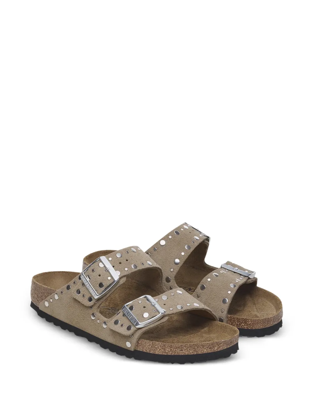Birkenstock Arizona Rivet sandalen Beige