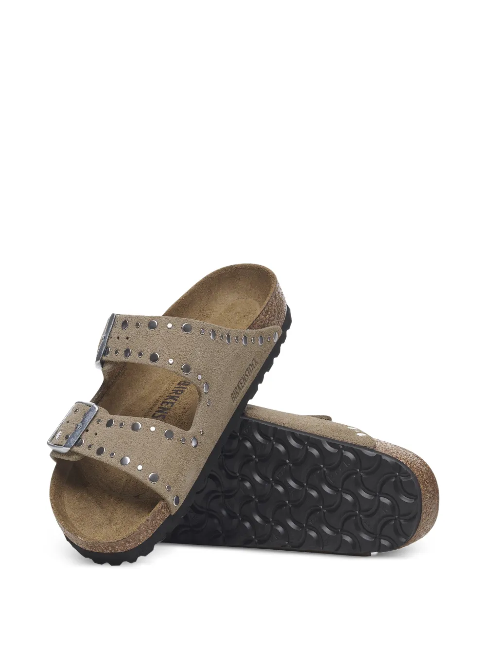 Birkenstock Arizona Rivet sandalen Beige