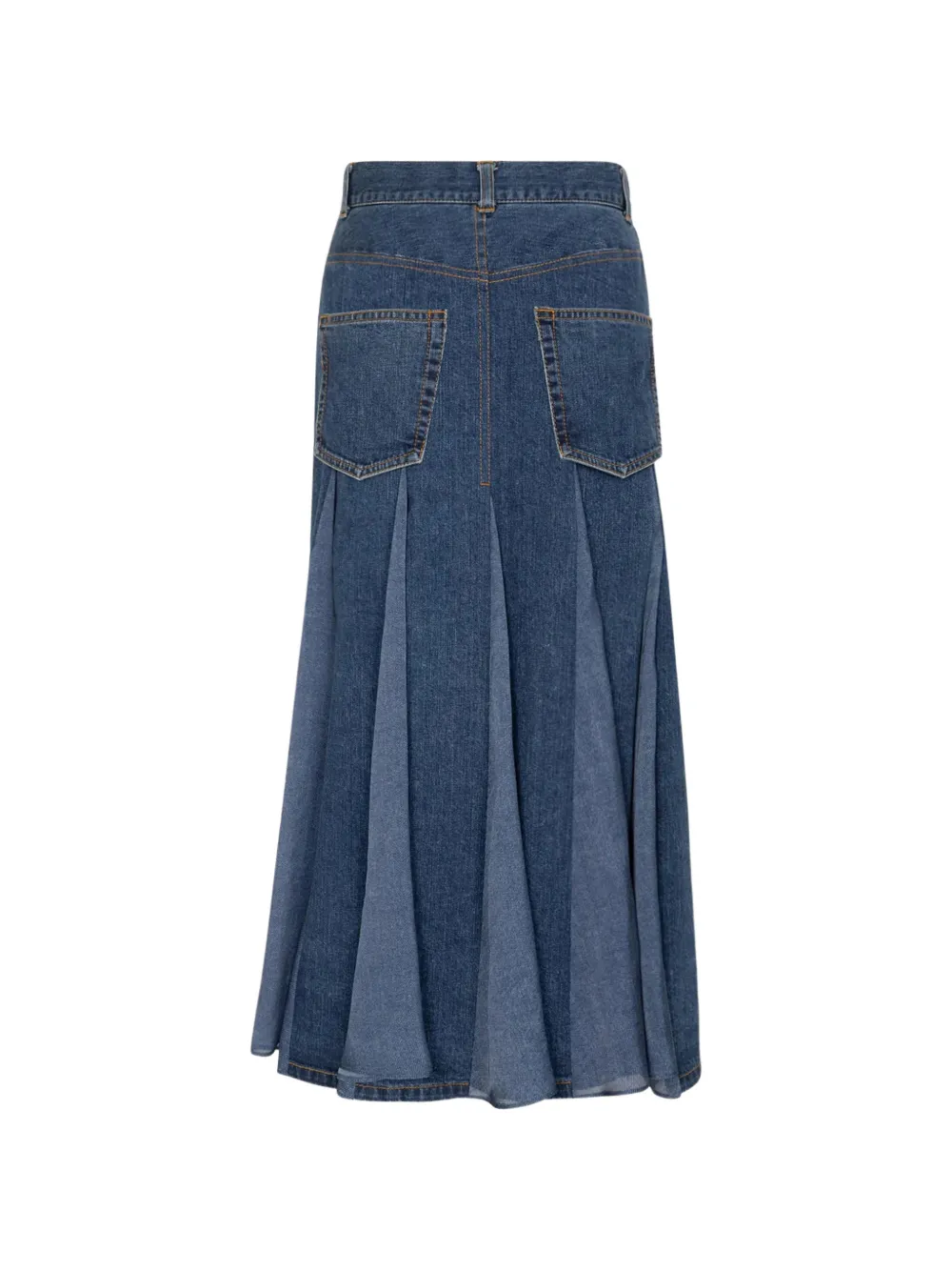  Sacai Pocket Pleated Skirt - Blue 