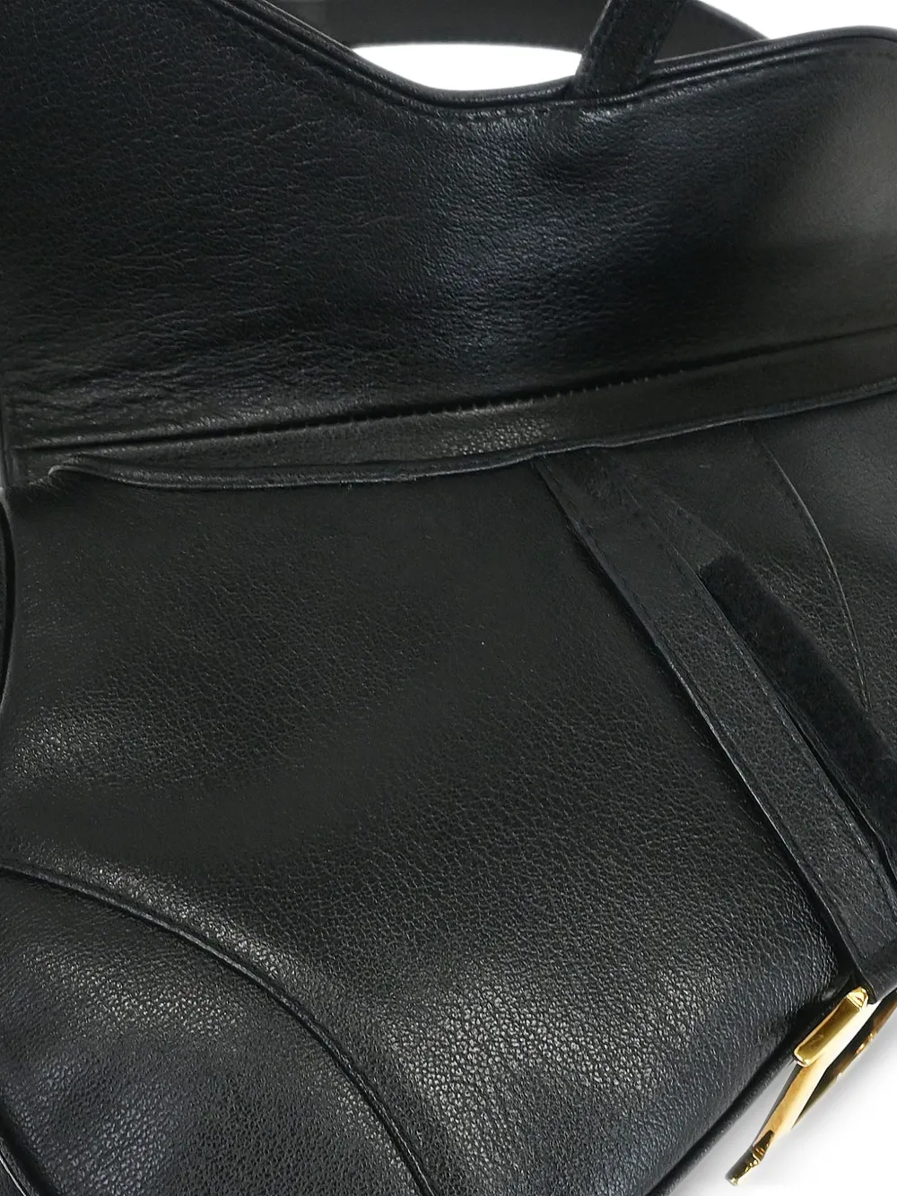 Christian Dior Pre-Owned 2001 Dチャーム サドルバッグ | ブラック