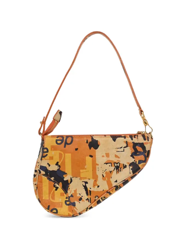 Dior Pre-owned 2001 Saddle Handbag in Orange
