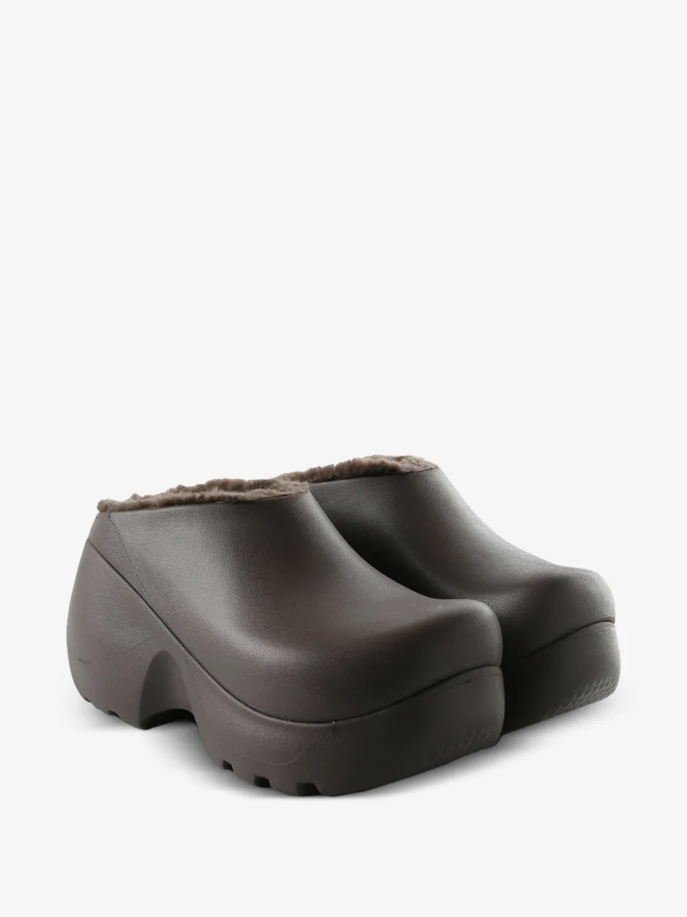 Crocs mules à plateforme | marron | Image 1