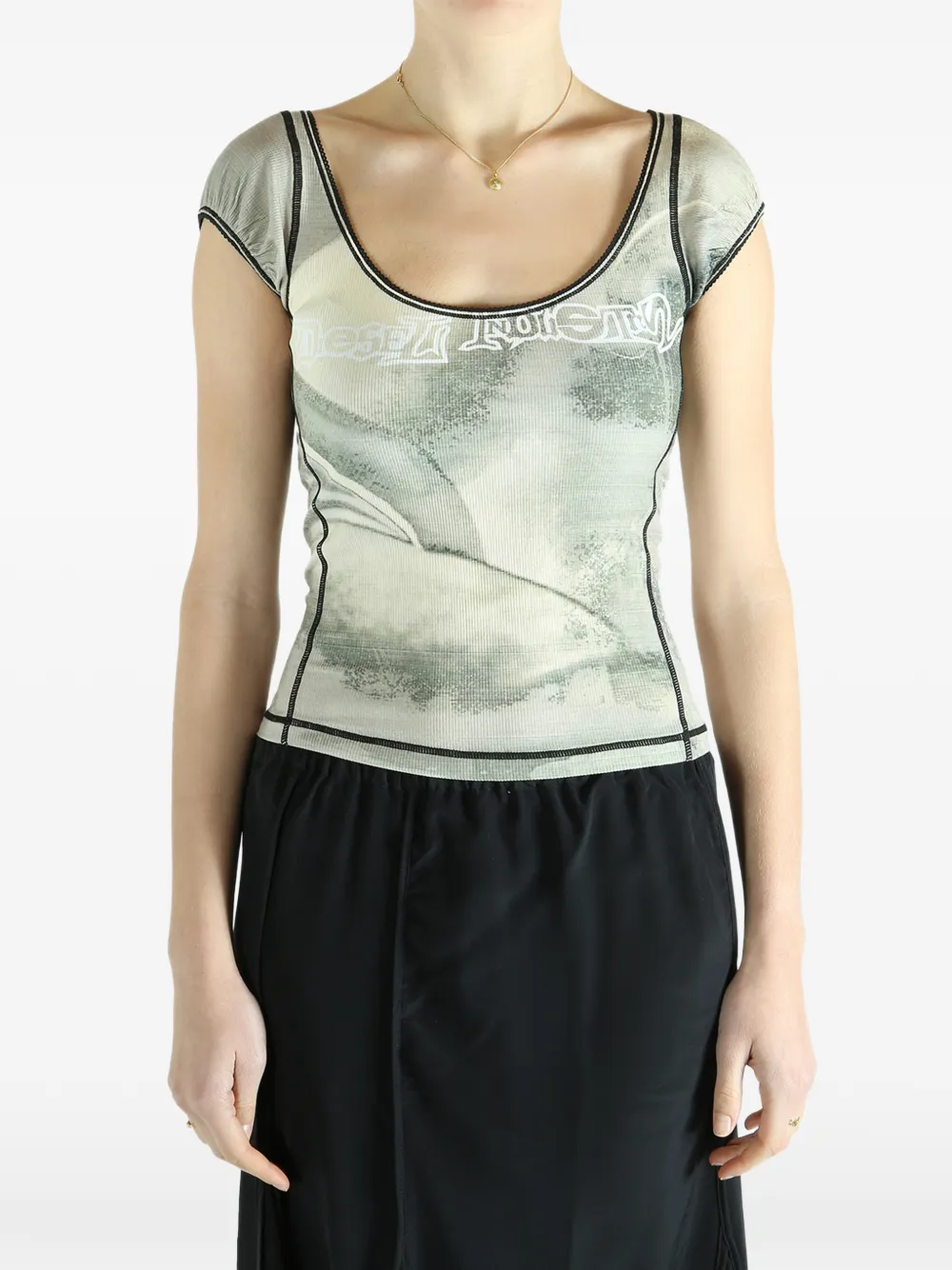  Diesel Graphic-print T-shirt - Grey 