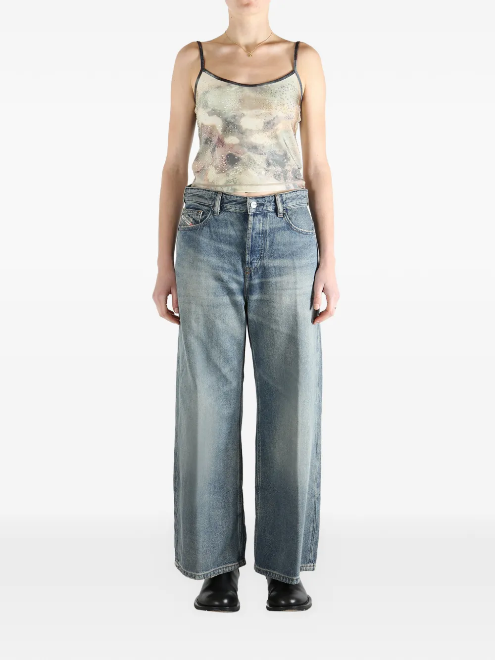  Diesel Embellished Top - Neutrals 