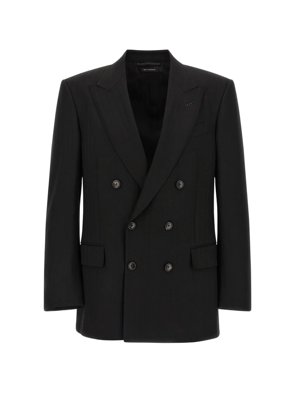 TOM FORD pinstriped double-breasted blazer - Black