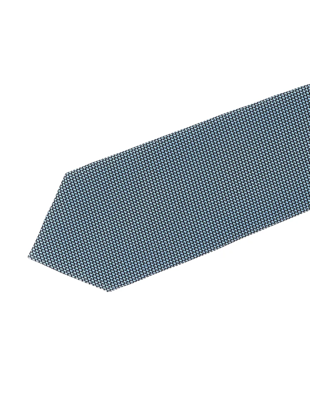 TOM FORD Stopdas met jacquard-patroon Blauw