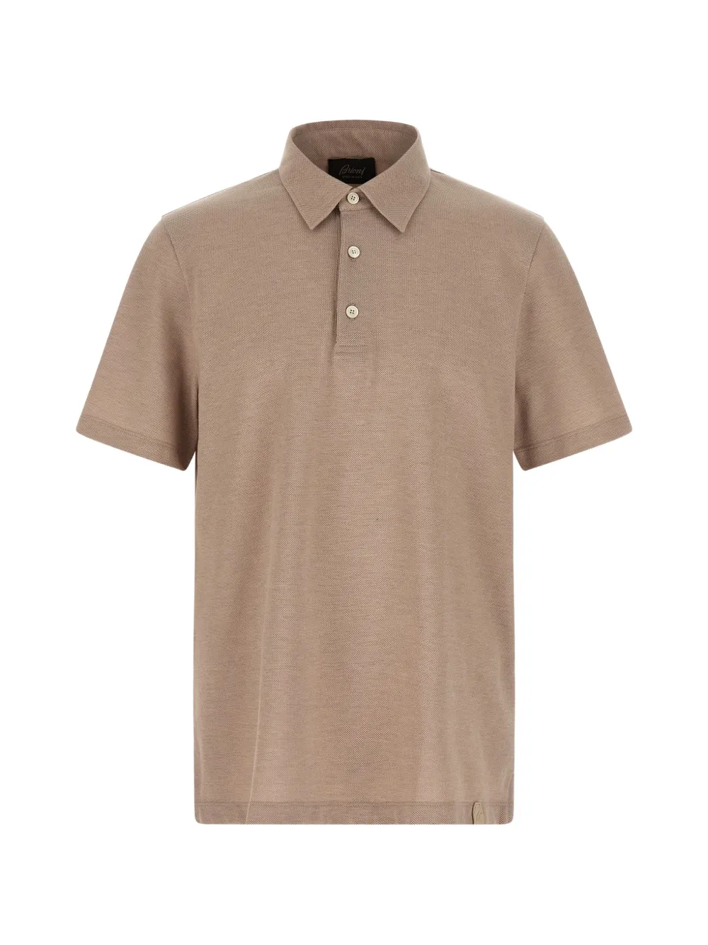 Brioni cotton polo shirt - Toni neutri