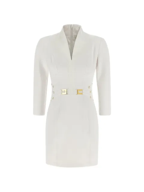 Elisabetta Franchi logo-appliqué mini dress