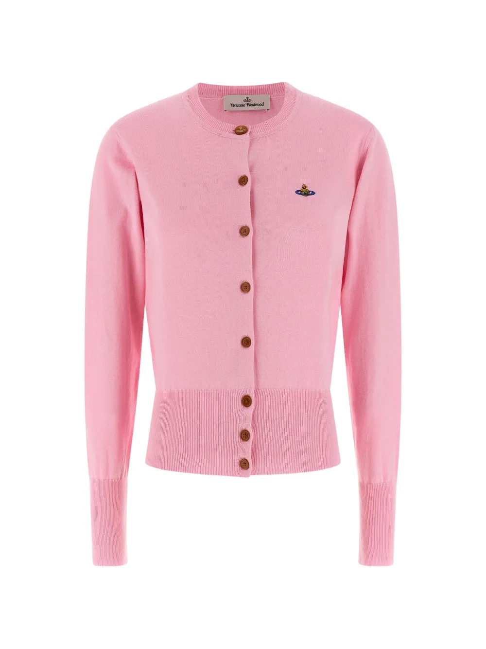 Vivienne Westwood orb logo bea cardigan - Rosa