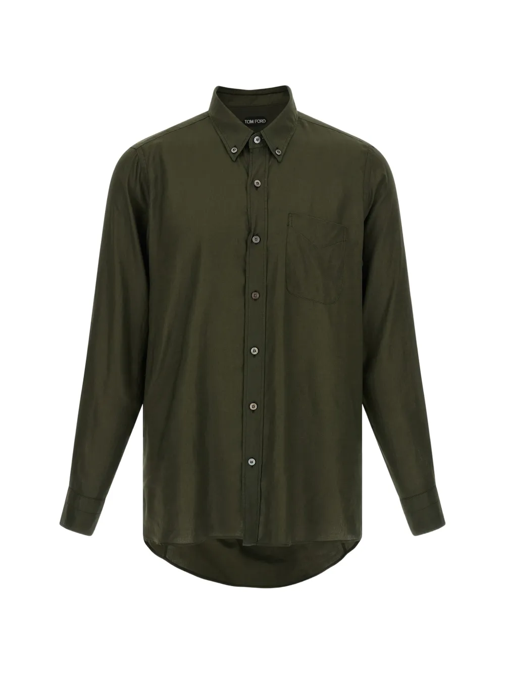 TOM FORD buttoned pocket shirt - Verde