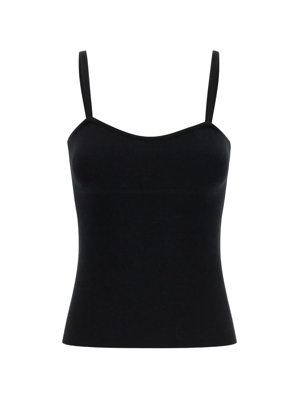 Max Mara sweetheart-neck top - Nero