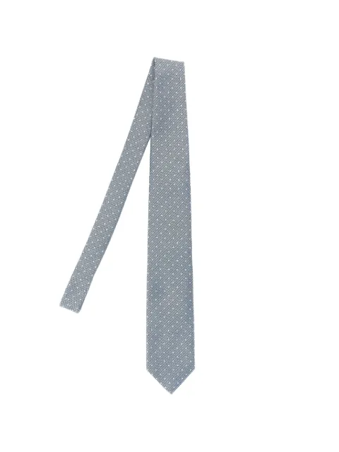 TOM FORD jacquard polka-dot silk tie