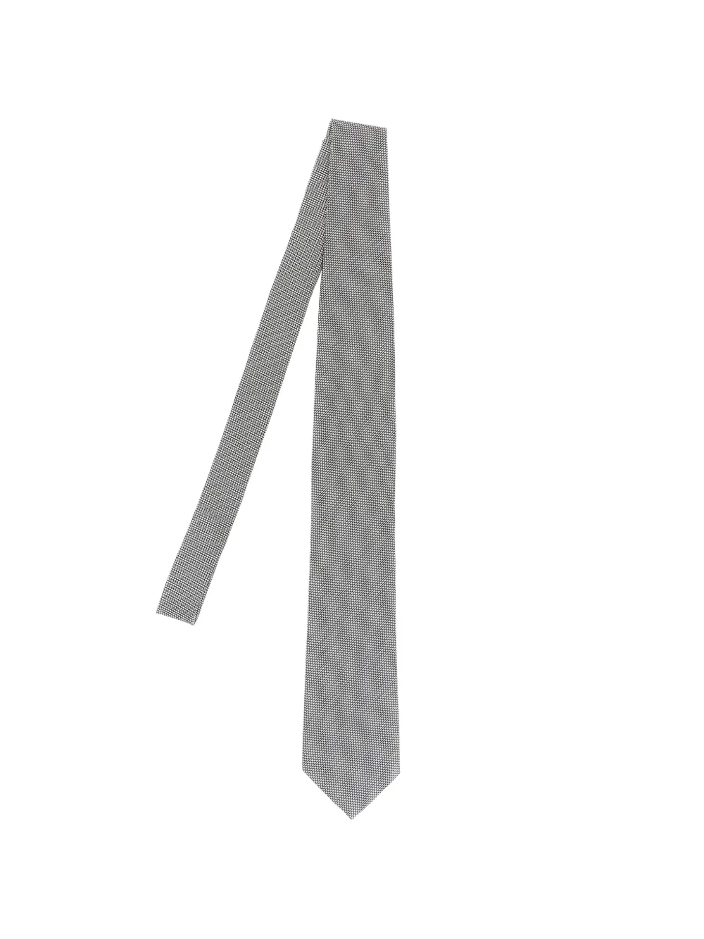 TOM FORD jacquard silk tie - Grau