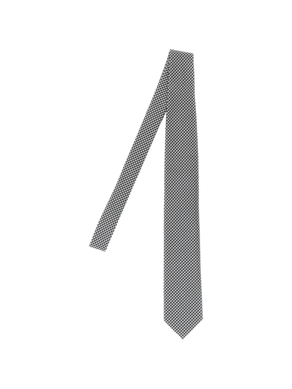 TOM FORD jacquard silk tie - Nero