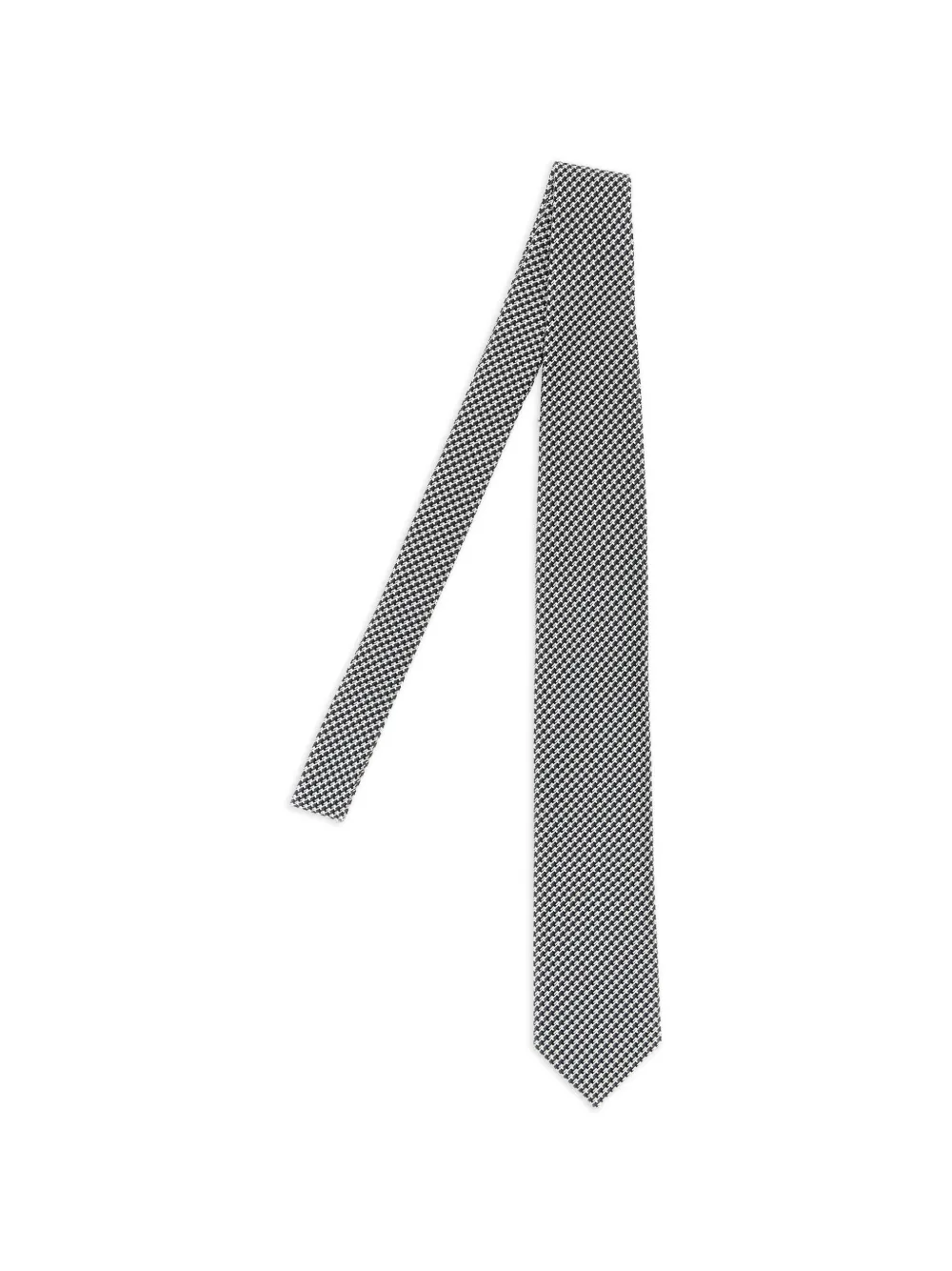 TOM FORD 자카드 실크 넥타이 | 블랙 | Image 1