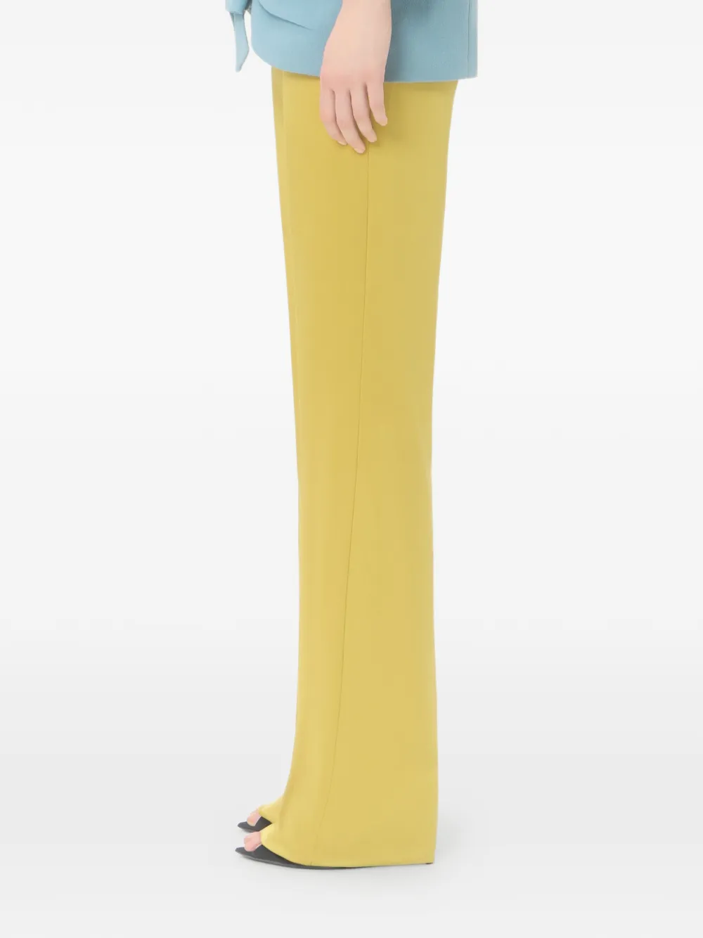 Valentino Garavani Double Duchesse stretch broek Geel