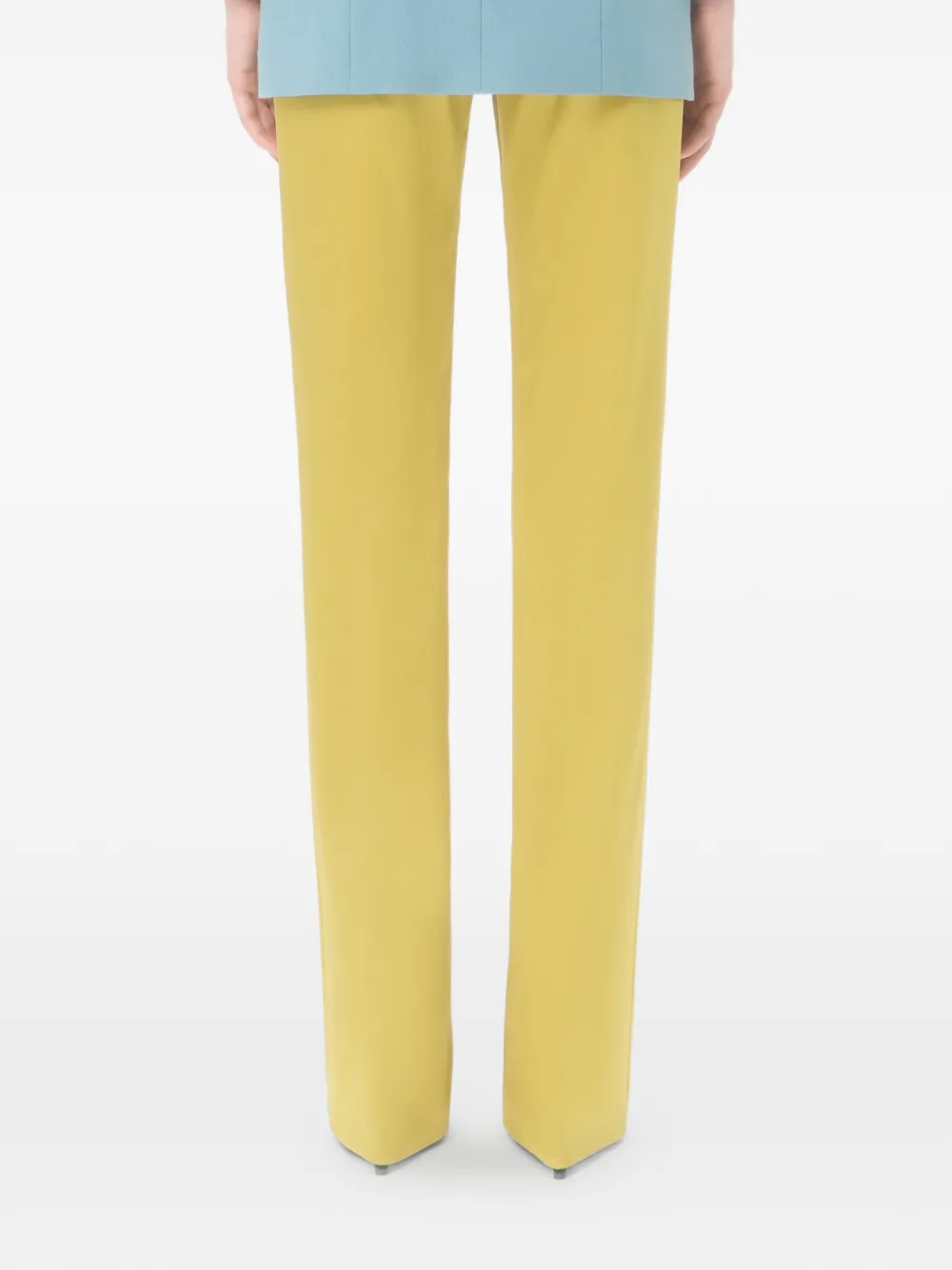 Valentino Garavani Double Duchesse stretch broek Geel
