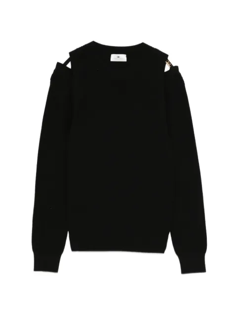 Elisabetta Franchi — cut-out long-sleeve sweater