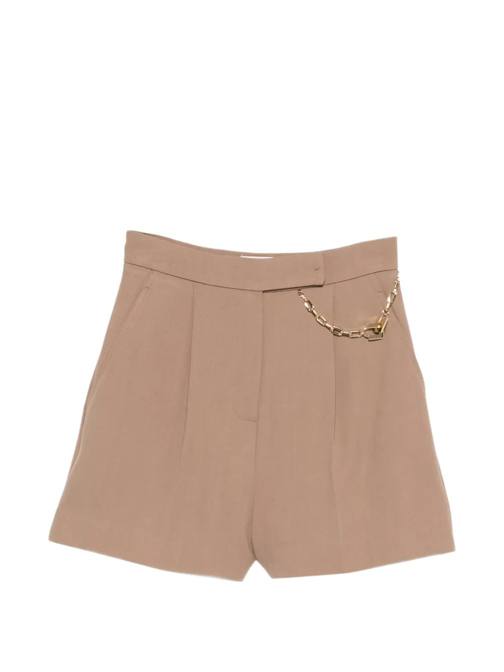 Elisabetta Franchi chain-detail shorts - Toni neutri