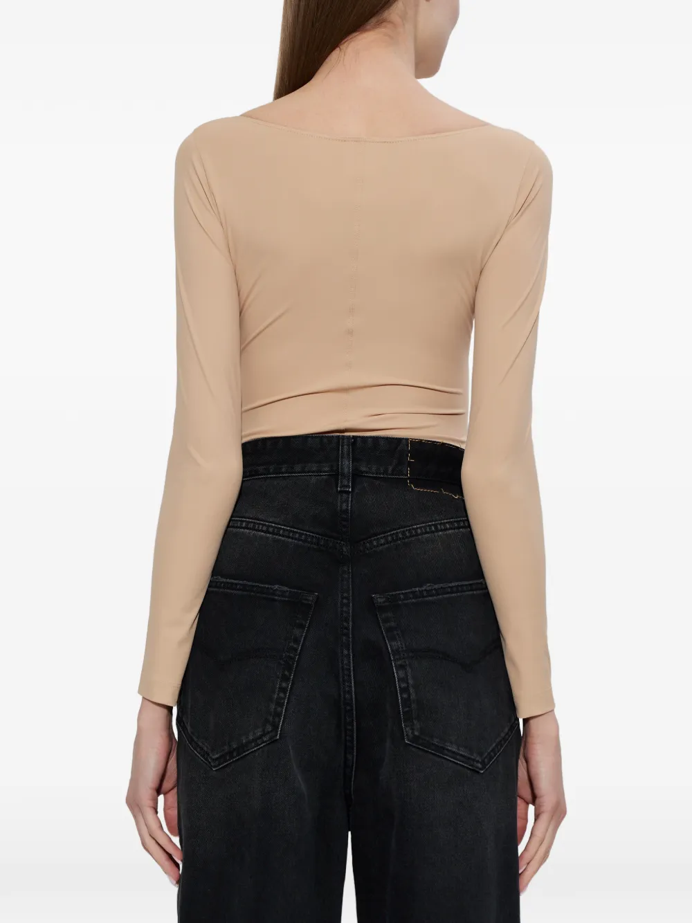 VETEMENTS Body met lange mouwen Beige