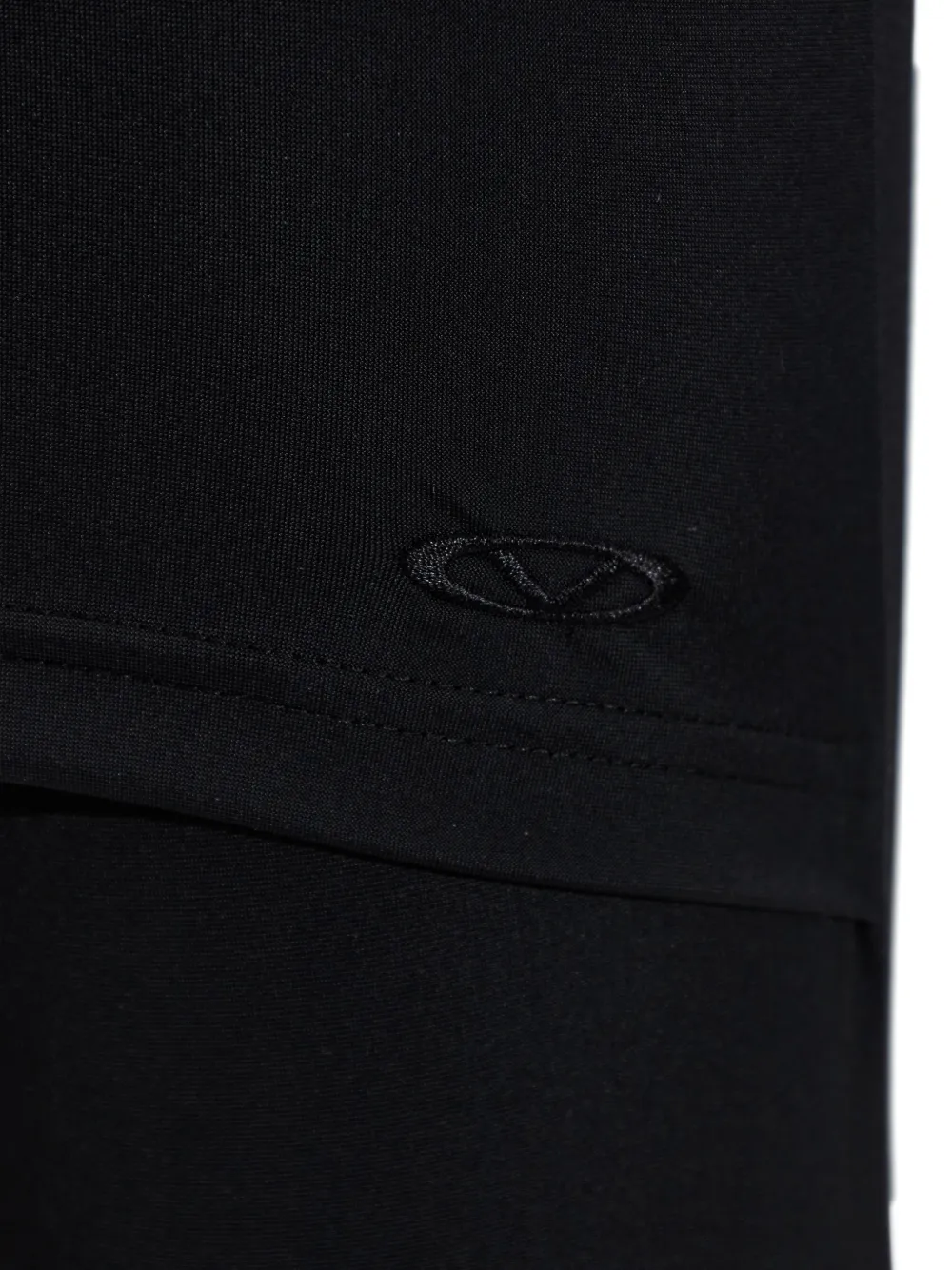 VETEMENTS Legging met geborduurd logo Zwart