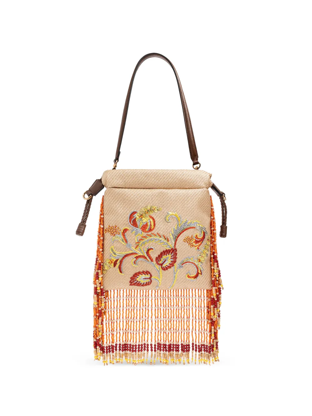 ETRO small Kalispera embroidered tote bag - Toni neutri
