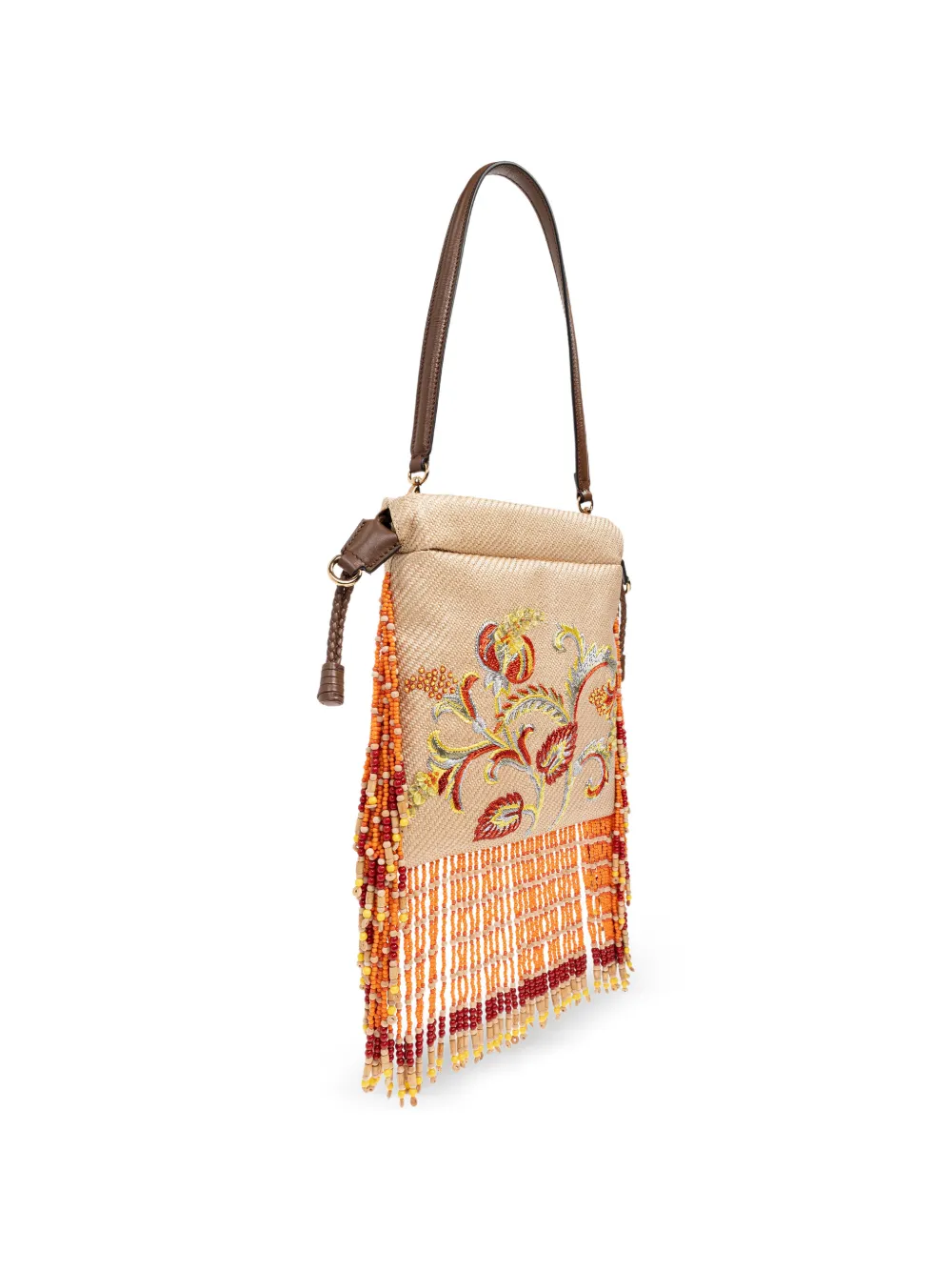 ETRO Kleine Kalispera shopper met borduurwerk Beige