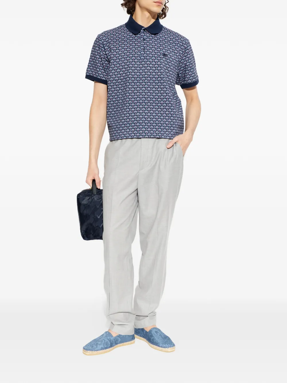 ETRO 플로럴 프린트 폴로 셔츠 | Image 2