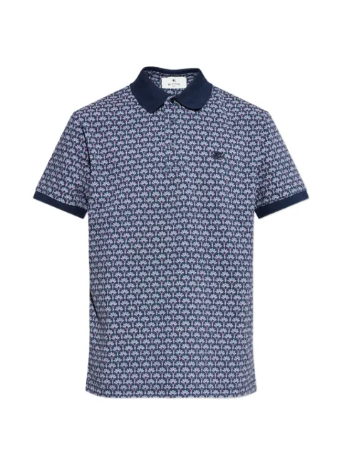 ETRO floral-print polo shirt