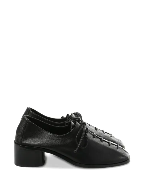Hereu lace-up block-heel pumps
