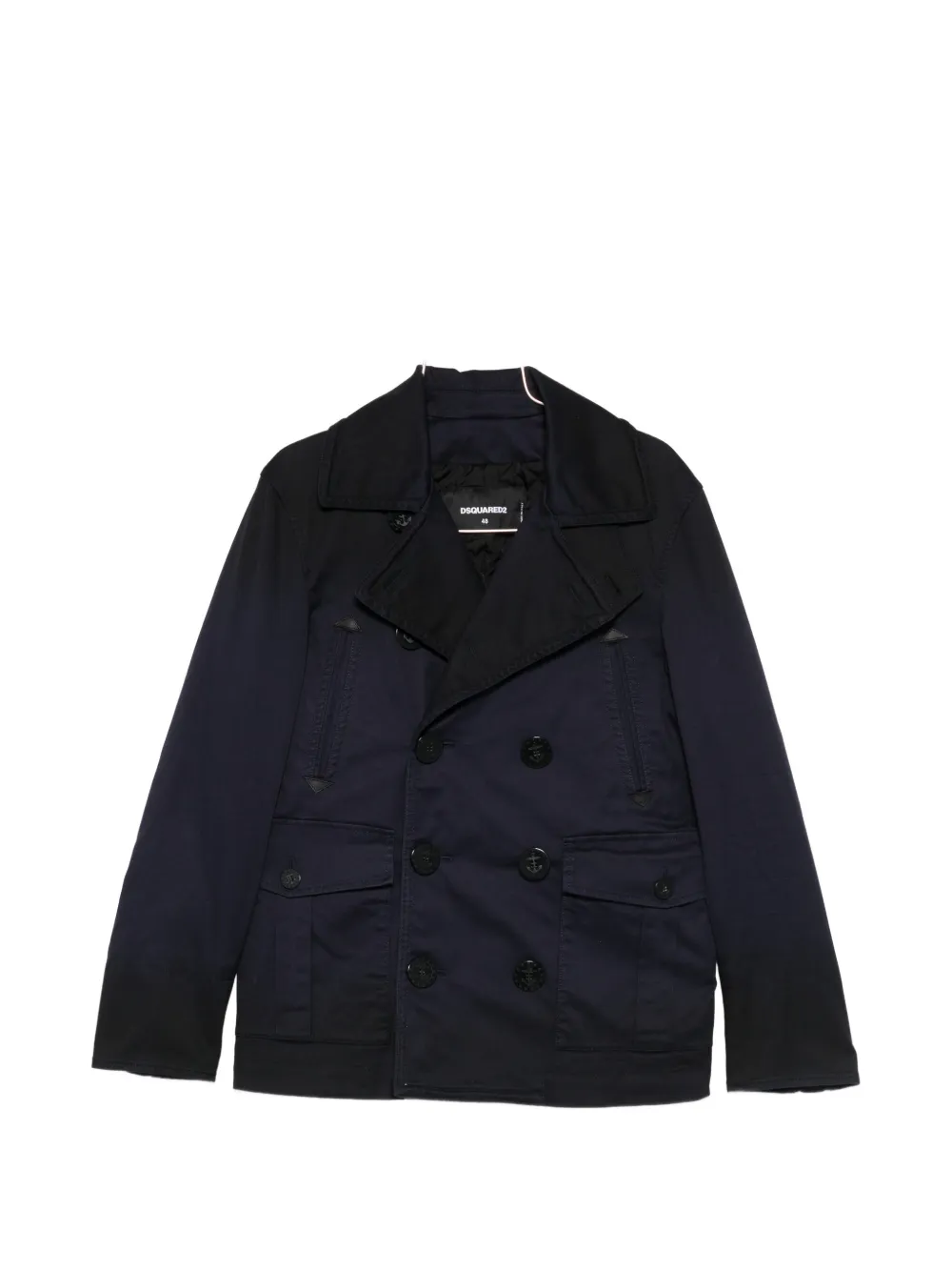 DSQUARED2 Sailor double-breasted peacoat - Blu