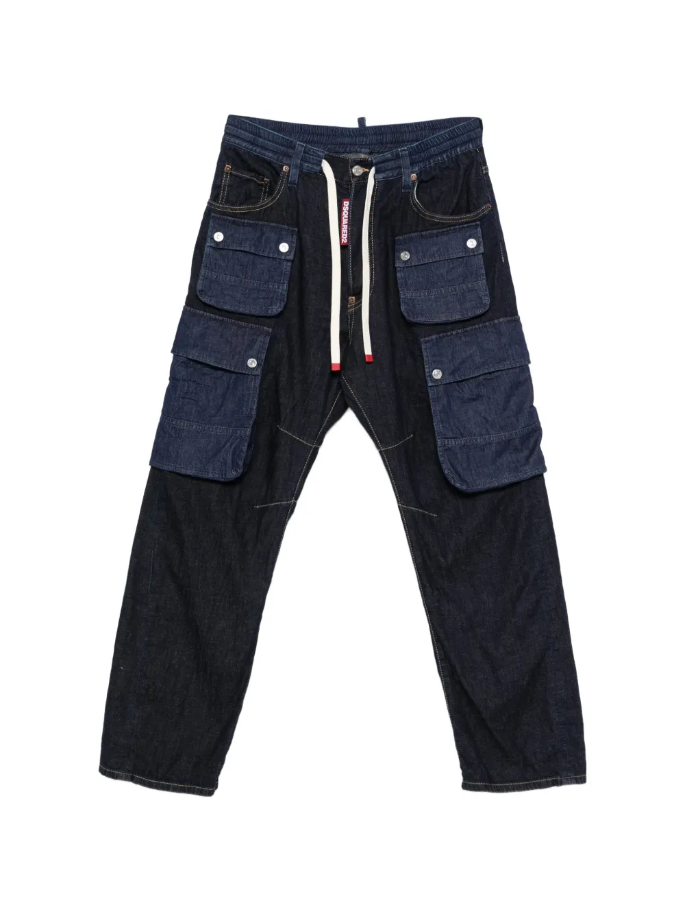 DSQUARED2 pocket detail jeans - Blu