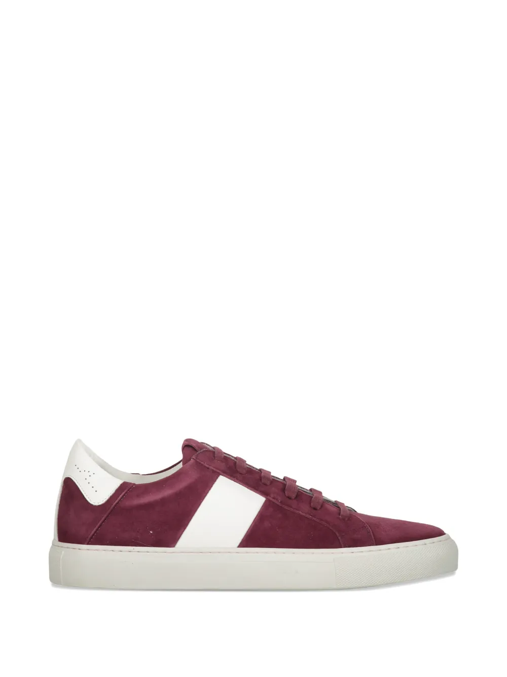 Paul & Shark stripe leather sneakers | Red | Image 1