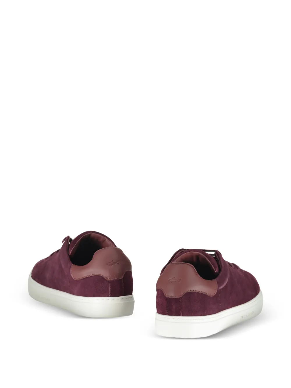 Paul & Shark Suède low-top sneakers Paars