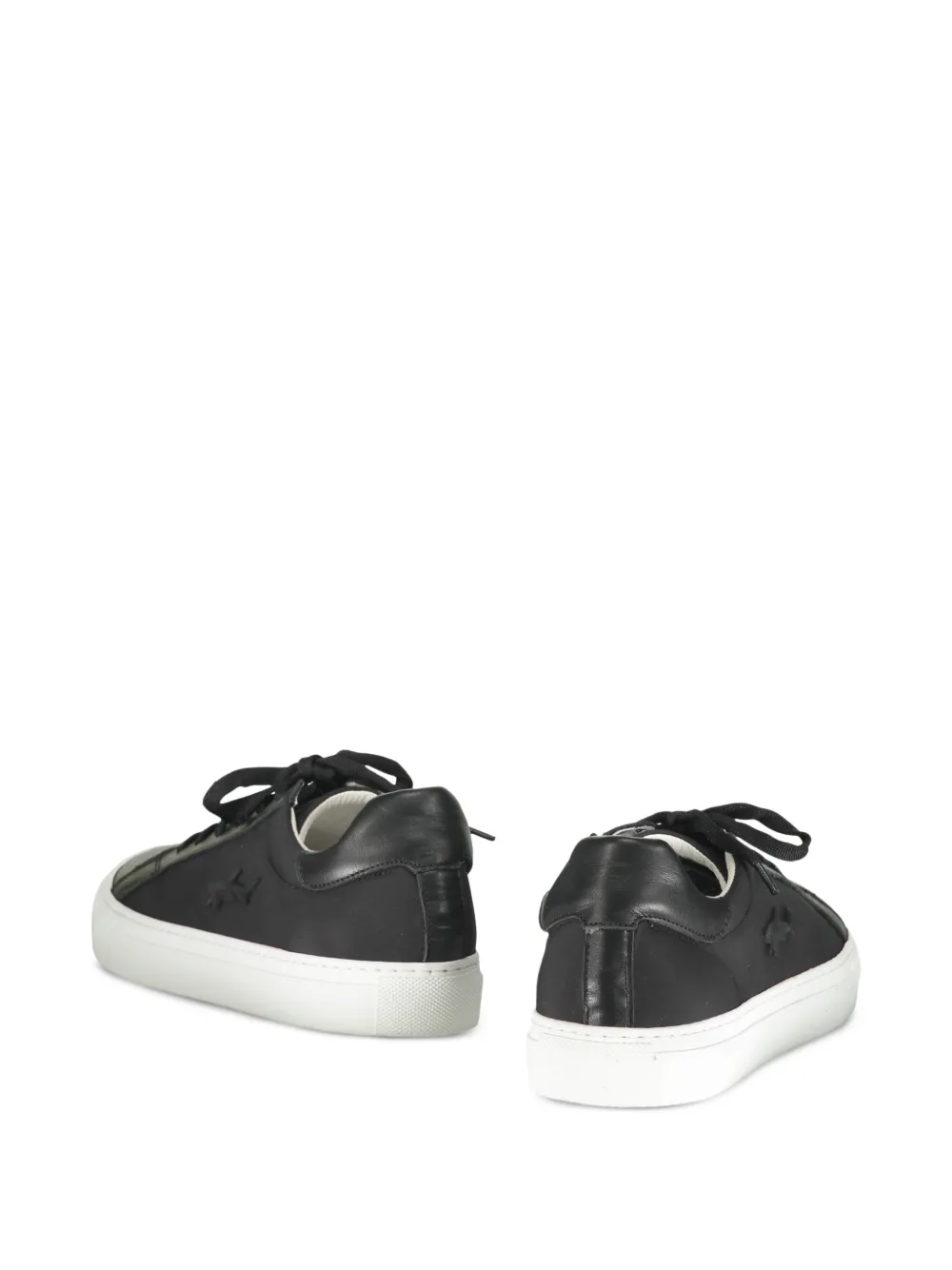 Paul & Shark Low sneakers met witte zool Zwart