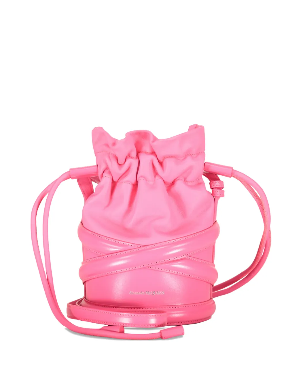 Alexander McQueen drawstring adjustable shoulder bag - Rosa