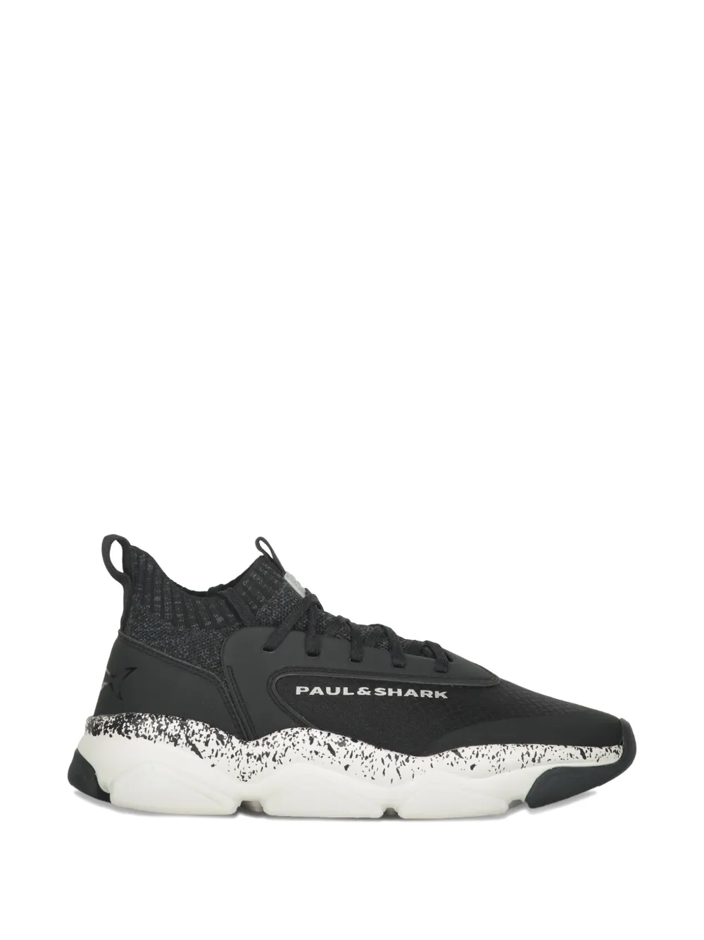Paul & Shark shark-print sneakers | Black | Image 1