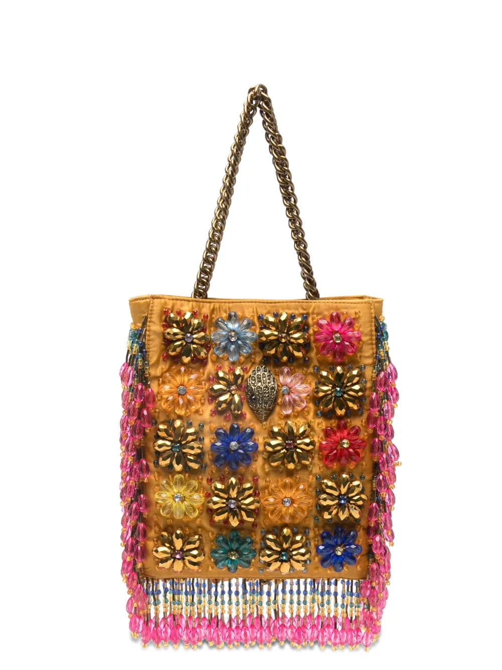Kurt Geiger London beaded tote bag - Yellow