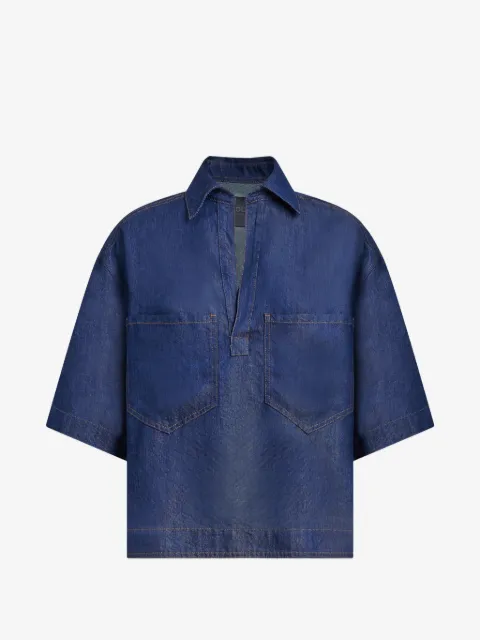 DONDUP pocket short-sleeve top